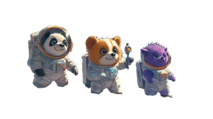 Astronaut Animals Vinyl Car Decal Sticker – Waterproof & UV-Resistant 8" Astronaut Animals Vinyl Car Decal Sticker – Waterproof & UV-Resistant 8"