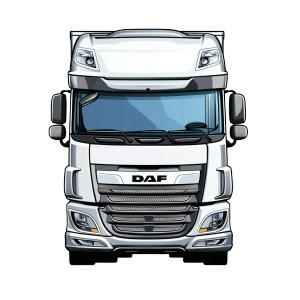 Daf Truck Vector Vinyl Car Decal Sticker – Waterproof & UV-Resistant 8" Daf Truck Vector Vinyl Car Decal Sticker – Waterproof & UV-Resistant 8"
