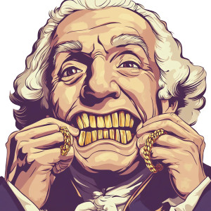 George Washington'S Grills Vinyl Car Decal Sticker – Waterproof & UV-Resistant 8"