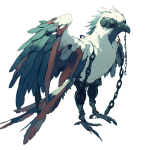 Anime Bird Puppet Vinyl Car Decal Sticker – Waterproof & UV-Resistant 8"