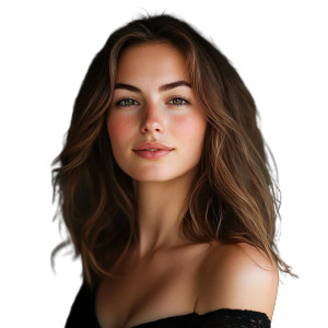 Beautiful Lady Portrait Vinyl Car Decal Sticker – Waterproof & UV-Resistant 8"