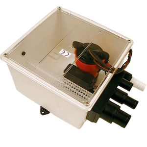 Ultimate 1000GPH Waste Water Pump | For Showers, Dish-Washing Machines, Galley Sinks | Automatic On/Off Switch, Check Valve Included