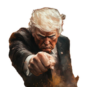 Dystopian Leader Crushing Democracy Vinyl Car Decal Sticker – Waterproof & UV-Resistant 8"