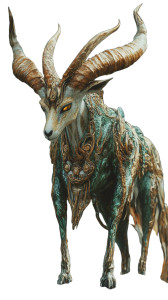 Mythical Antelope Vinyl Car Decal Sticker – Waterproof & UV-Resistant 8"