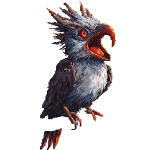 Demon Kookaburra Vinyl Car Decal Sticker – Waterproof & UV-Resistant 8"