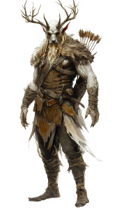 Viking Tiefling Druid Vinyl Car Decal Sticker – Waterproof & UV-Resistant 8"