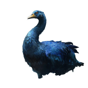 Blue Goose Monster Vinyl Car Decal Sticker – Waterproof & UV-Resistant 8"