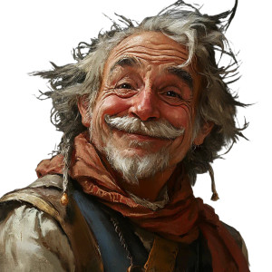 Frail Happy Old Man Vinyl Car Decal Sticker – Waterproof & UV-Resistant 8"