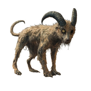 Desert Horned Canine Vinyl Car Decal Sticker – Waterproof & UV-Resistant 8"