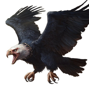 Mutant Eagle Flight Vinyl Car Decal Sticker – Waterproof & UV-Resistant 8"