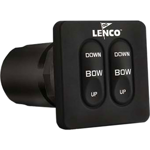 Upgrade Your Boat with Lenco Boat Trim Tab Switch | Integrated Tactile Switch Kit for Smooth Control | Compatible with Single Actuator Systems
