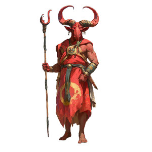 Dnd Tiefling Npc Vinyl Car Decal Sticker – Waterproof & UV-Resistant 8"