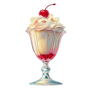 Pixar Sundae Vinyl Car Decal Sticker – Waterproof & UV-Resistant 8"