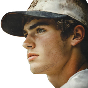 Baseball Player V11 Vinyl Car Decal Sticker – Waterproof & UV-Resistant 8"