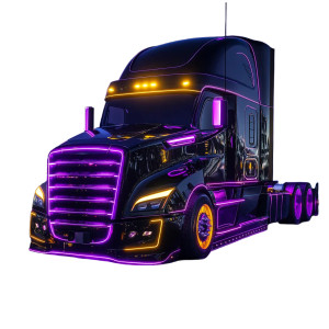 Cyberpunk Freightliner Semi Vinyl Car Decal Sticker – Waterproof & UV-Resistant 8" Cyberpunk Freightliner Semi Vinyl Car Decal Sticker – Waterproof & UV-Resistant 8"