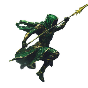 Spear Man Running Vinyl Car Decal Sticker – Waterproof & UV-Resistant 8"