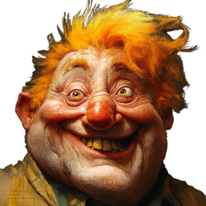 Crazy Elderly Man Vinyl Car Decal Sticker – Waterproof & UV-Resistant 8"