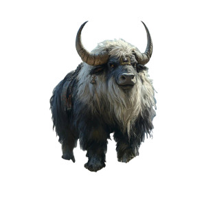Yak Knowledge Beast Vinyl Car Decal Sticker – Waterproof & UV-Resistant 8"