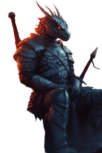 Dragonborn General V2 Vinyl Car Decal Sticker – Waterproof & UV-Resistant 8"
