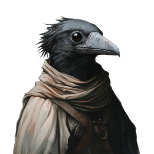 Young Kenku Portrait Vinyl Car Decal Sticker – Waterproof & UV-Resistant 8" Young Kenku Portrait Vinyl Car Decal Sticker – Waterproof & UV-Resistant 8"