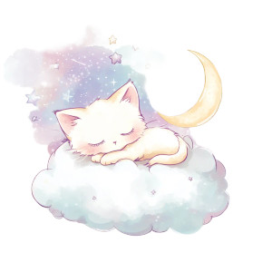 Sleeping Cat Cloud Vinyl Car Decal Sticker – Waterproof & UV-Resistant 8" Sleeping Cat Cloud Vinyl Car Decal Sticker – Waterproof & UV-Resistant 8"