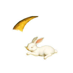 Sleeping Rabbit Moon Vinyl Car Decal Sticker – Waterproof & UV-Resistant 8" Sleeping Rabbit Moon Vinyl Car Decal Sticker – Waterproof & UV-Resistant 8"