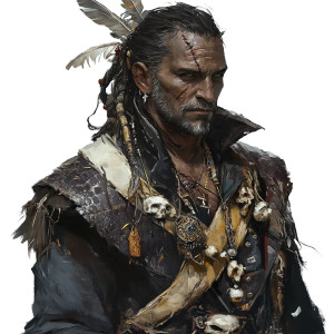 Rugged Sailor Pirate Vinyl Car Decal Sticker – Waterproof & UV-Resistant 8"