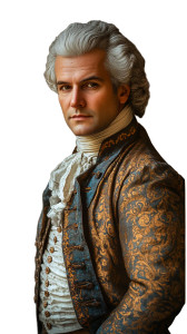 Jean-Jacques Rousseau Portrait Vinyl Car Decal Sticker – Waterproof & UV-Resistant 8"