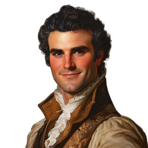 Revolutionary War Portrait Vinyl Car Decal Sticker – Waterproof & UV-Resistant 8"