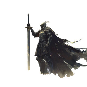 Gritty Knight Paladin Vinyl Car Decal Sticker – Waterproof & UV-Resistant 8"