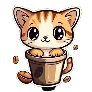 Coffee Shop Stickers Vinyl Car Decal Sticker – Waterproof & UV-Resistant 8" Coffee Shop Stickers Vinyl Car Decal Sticker – Waterproof & UV-Resistant 8"