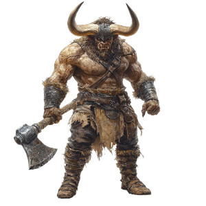 Angry Minotaur Vinyl Car Decal Sticker – Waterproof & UV-Resistant 8" Angry Minotaur Vinyl Car Decal Sticker – Waterproof & UV-Resistant 8"