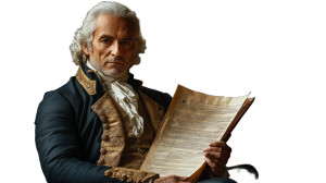 Thomas Jefferson Portrait V4 Vinyl Car Decal Sticker – Waterproof & UV-Resistant 8"