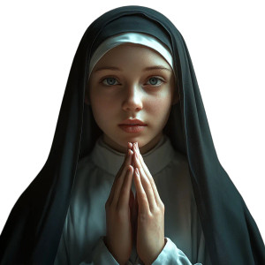 Praying Nun V10 Vinyl Car Decal Sticker – Waterproof & UV-Resistant 8" Praying Nun V10 Vinyl Car Decal Sticker – Waterproof & UV-Resistant 8"