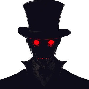 Spooky Crooked Man Vinyl Car Decal Sticker – Waterproof & UV-Resistant 8"