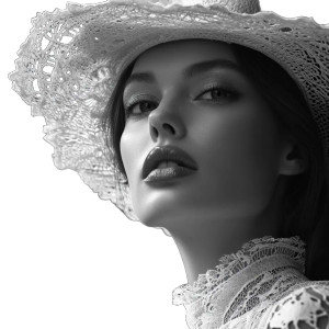 Fashion Model Photoshoot Vinyl Car Decal Sticker – Waterproof & UV-Resistant 8"