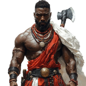 Xangô Deity Vinyl Car Decal Sticker – Waterproof & UV-Resistant 8"