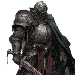 Armored Zombie Knight Vinyl Car Decal Sticker – Waterproof & UV-Resistant 8"