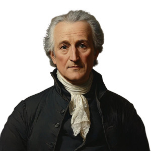 Goethe Portrait Vinyl Car Decal Sticker – Waterproof & UV-Resistant 8"