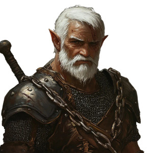 Muscular Fantasy Elf Vinyl Car Decal Sticker – Waterproof & UV-Resistant 8"