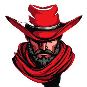 Cowboy Mascot Logo Vinyl Car Decal Sticker – Waterproof & UV-Resistant 8" Cowboy Mascot Logo Vinyl Car Decal Sticker – Waterproof & UV-Resistant 8"