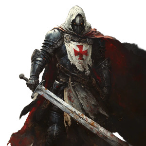 Tortured Crusader Vinyl Car Decal Sticker – Waterproof & UV-Resistant 8"