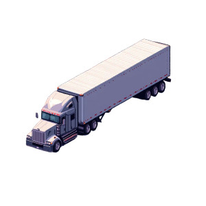 Isometric Semi-Truck Vinyl Car Decal Sticker – Waterproof & UV-Resistant 8" Isometric Semi-Truck Vinyl Car Decal Sticker – Waterproof & UV-Resistant 8"