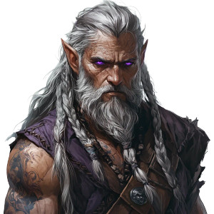 Jurassic Druid Elf Vinyl Car Decal Sticker – Waterproof & UV-Resistant 8"