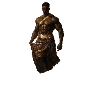 Sea God Fantasy Vinyl Car Decal Sticker – Waterproof & UV-Resistant 8"