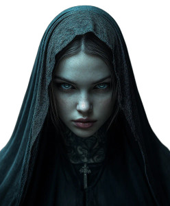 Gothic Nun Portrait V6 Vinyl Car Decal Sticker – Waterproof & UV-Resistant 8" Gothic Nun Portrait V6 Vinyl Car Decal Sticker – Waterproof & UV-Resistant 8"
