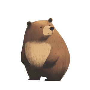 Grizzly Bear Vector Vinyl Car Decal Sticker – Waterproof & UV-Resistant 8"