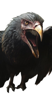 Vulture-Piranha Hybrid Vinyl Car Decal Sticker – Waterproof & UV-Resistant 8"