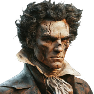 Wasteland Beethoven Vinyl Car Decal Sticker – Waterproof & UV-Resistant 8" Wasteland Beethoven Vinyl Car Decal Sticker – Waterproof & UV-Resistant 8"