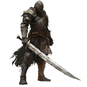 Rogue Knight V2 Vinyl Car Decal Sticker – Waterproof & UV-Resistant 8"